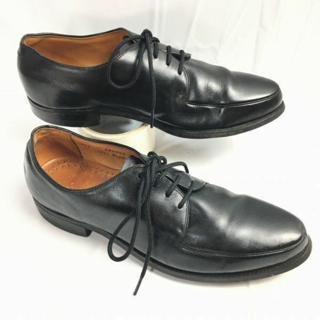 靴/シューズ試着交換OK！希少ビンテージ/Vintage 　60s-70s　トムマッキャン/Thom McAn/bootmaster　最高級モデル　ビジネスシューズ〈黒/BLACK/ブラック〉size25.5-26.0/メンズ/菅NO.WZF-44 #BUZZBERG　-WZF-44-5th