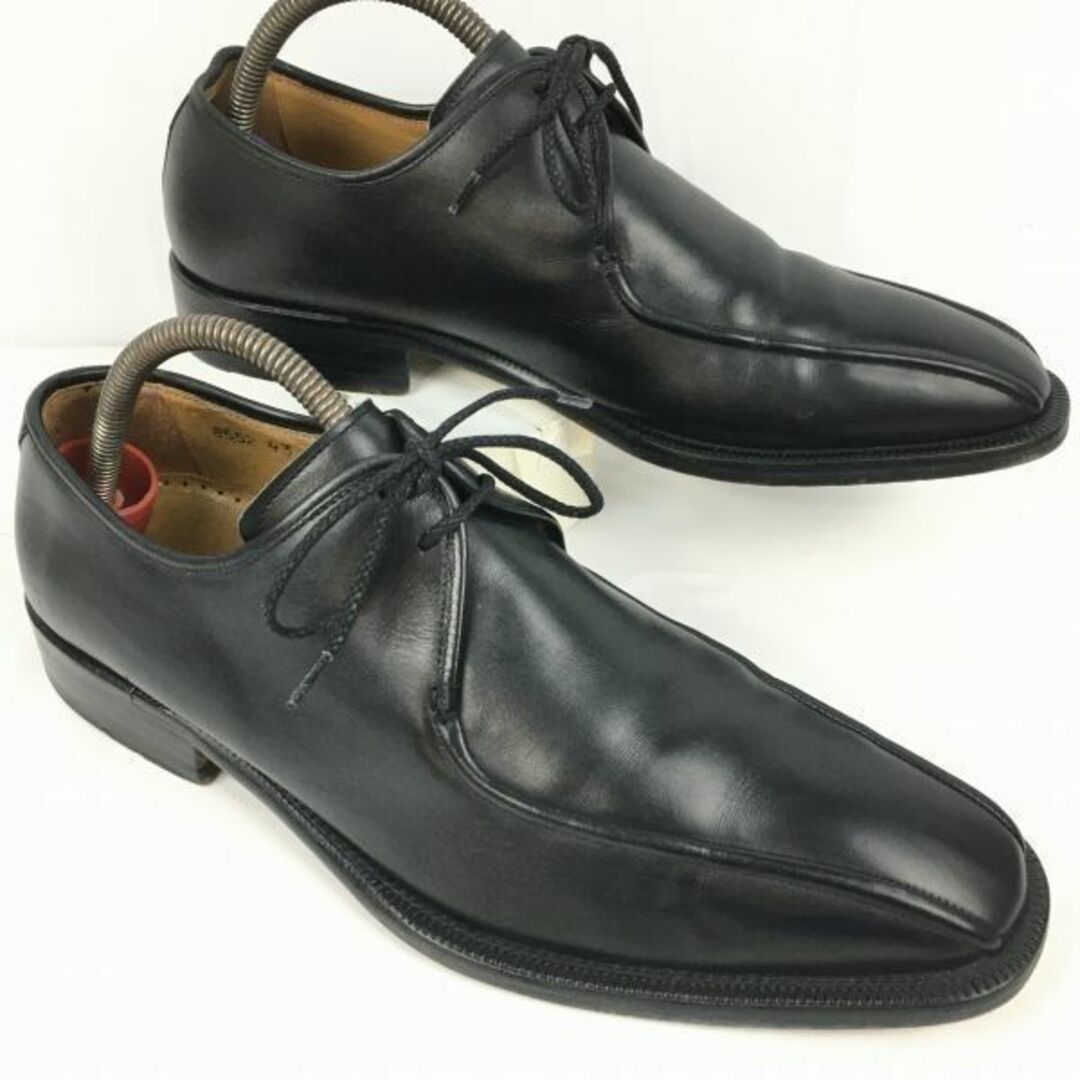 試着交換OK！MAGNANNI/マグナーニ　スワールモカ/ビジネスシューズ〈黒/BLACK/ブラック〉size43/27.5-28.0程度/メンズ/菅NO.WZE-186 #BUZZBERG　-WZE-186-5thBAZZBERGgt