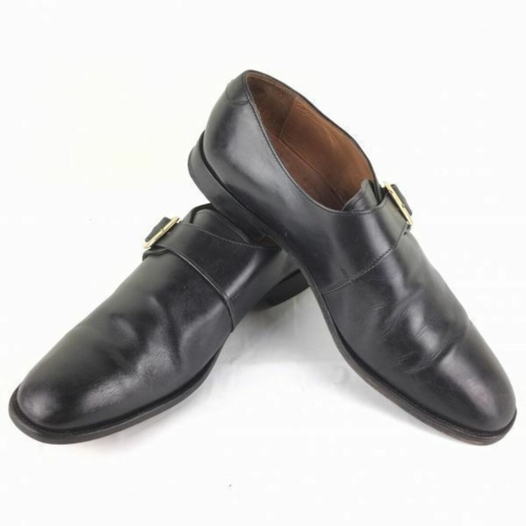 BAZZBERGgt80s以前? Vintage/ビンテージ品　HARRY WILSON【サイズ10.5　28.5〈黒/BLACK/ブラック】モンクストラップ ビジネスシューズ/マッケイ製法/本革/管NO.ZB-32 #BUZZBERG　-ZB-32-5th