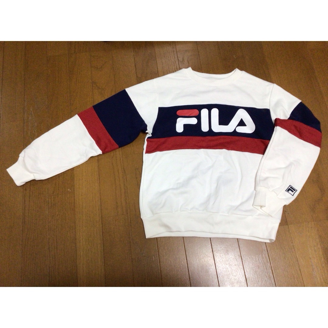 FILA(フィラ)の　FILA トレーナー　160cm キッズ/ベビー/マタニティのキッズ服女の子用(90cm~)(Tシャツ/カットソー)の商品写真