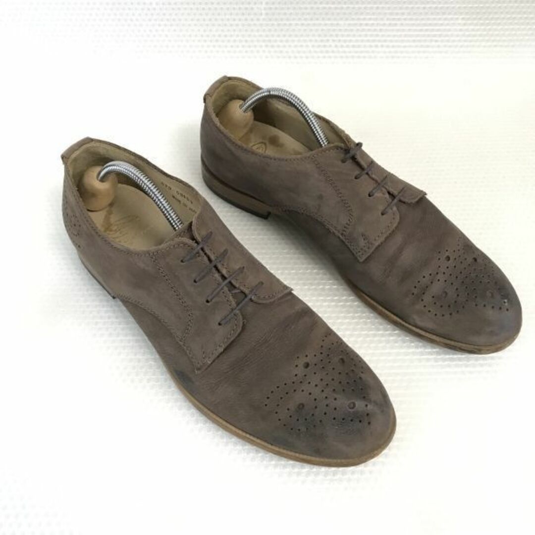 Made in Japan★TK/タケオキクチ★本革/ヌバックレザー/ブローグシューズ【27.5/茶/BROWN】TK Established 1999/dress shoes◆A-86 #BUZZBERG　-A-86-5th約105ｃｍアウトソール