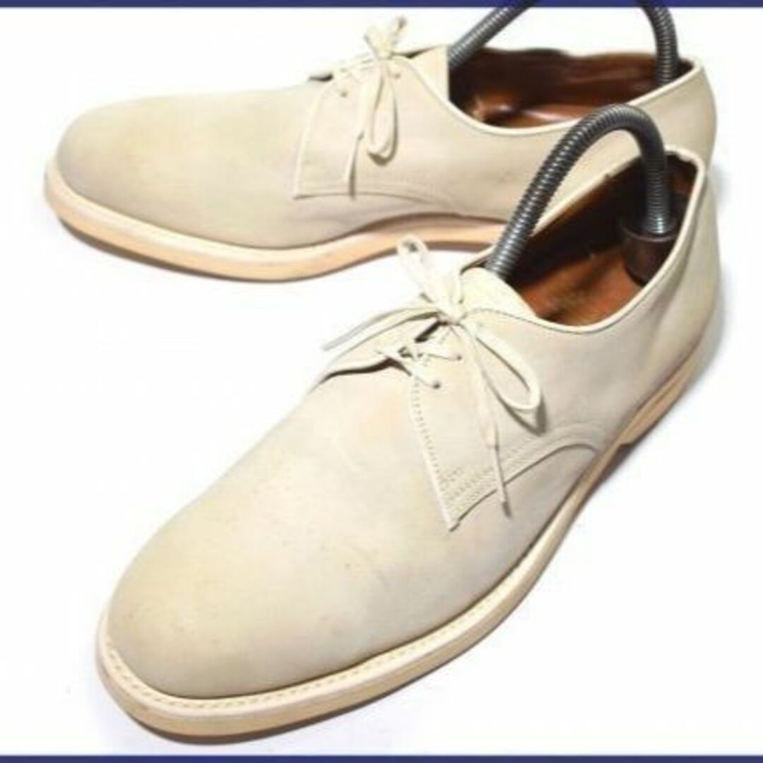 希少ビンテージ品★HEILBORN SHOE★USMC/アメリカ海兵隊サービスシューズ【8/25.5/白ベージュ】グッドイヤー製法/SERIAL:628/◆X11J121 #BUZZBERG　-X11J121-5th約10ｃｍアウトソール