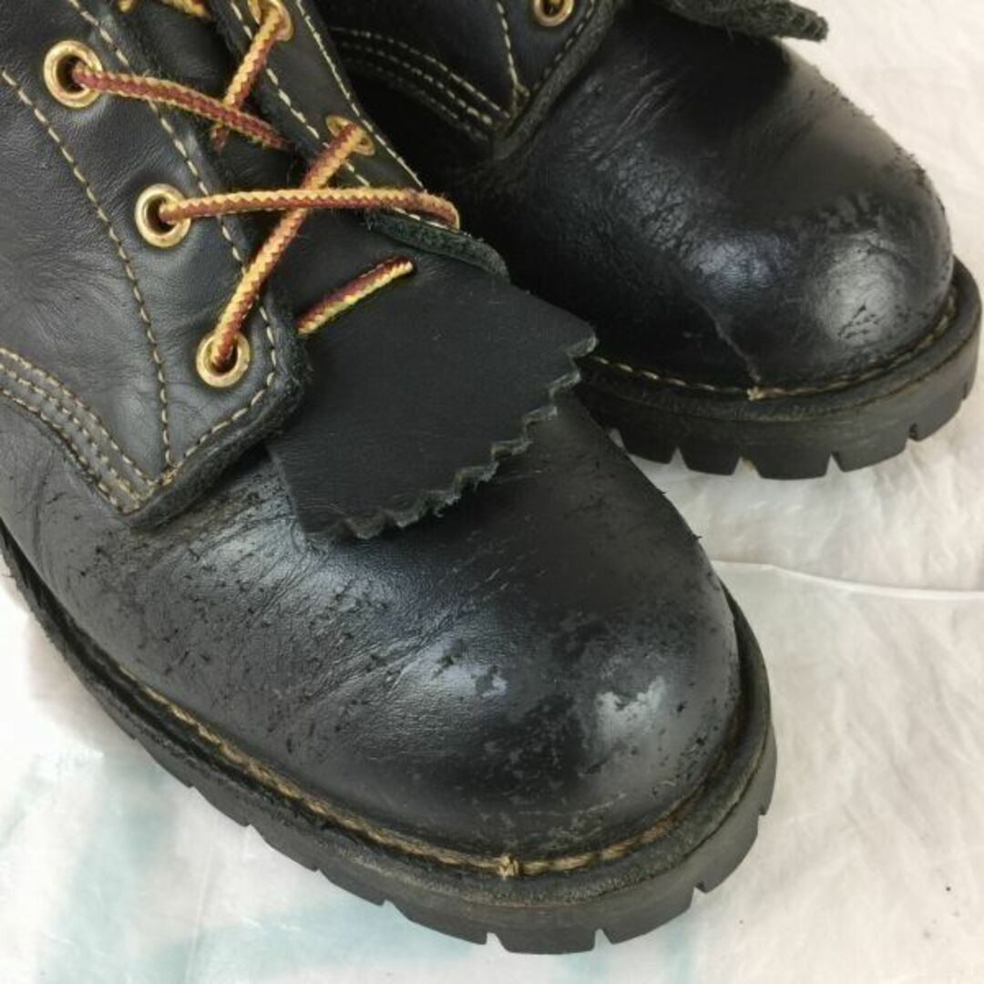 BAZZBERGgt試着交換OK！ダナー/Danner/FLASHPOINT/フラッシュポイント/FIREMAN BOOTS/ファイヤーマンブーツ/耐火/森林消防隊〈10EE  27.5-28.0  黒/BLACK/ブラック〉/管理NO.WX06-3 #BUZZBERG　-WX06-3-5th