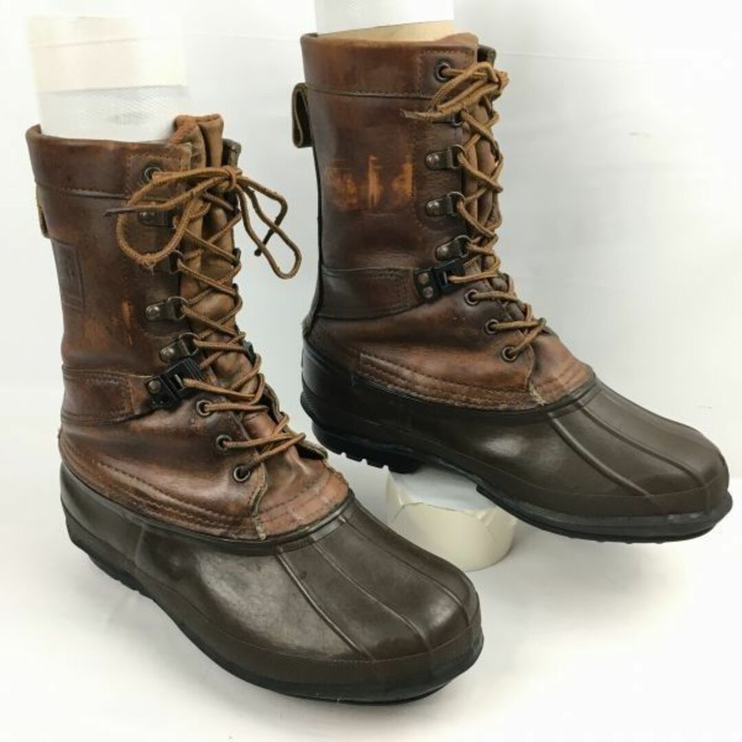 BAZZBERGgtビンテージ/Vintage 品USA製/レザー使用　Lacrosse/ラクロス　size7　25.0程度　高級スノーブーツ〈ブラウン/茶/BROWN〉管No.WW28 #BUZZBERG　-WW28-5th