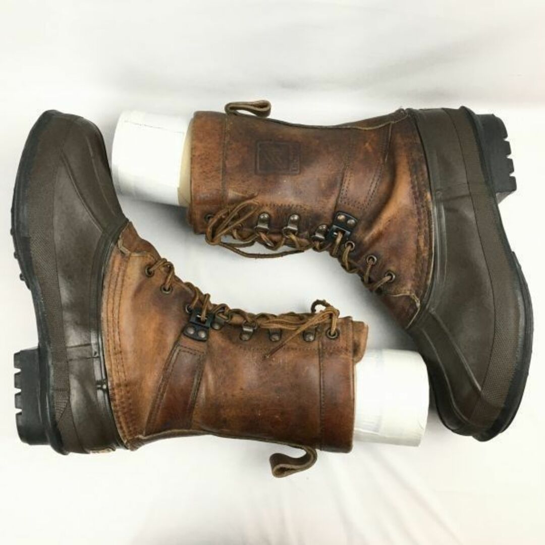 BAZZBERGgtビンテージ/Vintage 品USA製/レザー使用　Lacrosse/ラクロス　size7　25.0程度　高級スノーブーツ〈ブラウン/茶/BROWN〉管No.WW28 #BUZZBERG　-WW28-5th