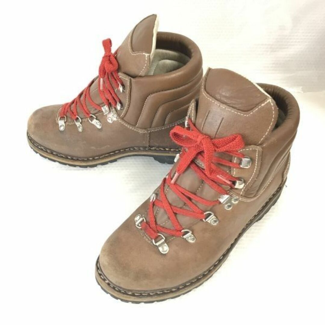 80s-90s?/ドイツ製★LOWA/ローバー★重厚本革/トレッキングブーツ【24.5-25.5/茶/brown】ビブラムソール/Shoes/ビンテージ/Vintage◆pWB87-4 #BUZZBERG　-pWB87-4-5th状態ランク