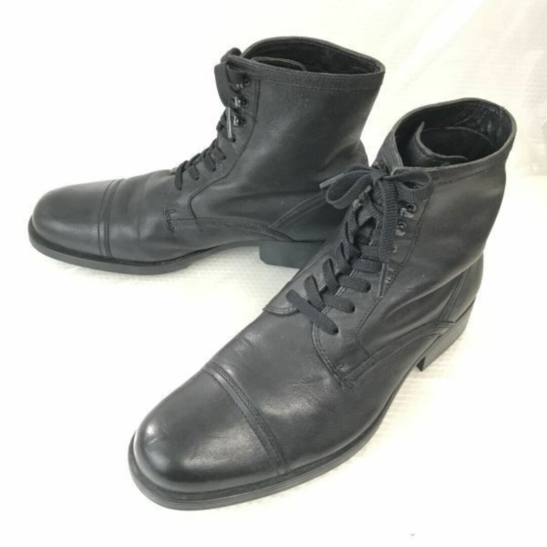 ロックポート/ROCKPORT★本革/レースアップ/ショートブーツ【8.5W/26.5/黒/BLACK】Shoes◆WB95-1 #BUZZBERG　-WB95-1-5th状態ランク