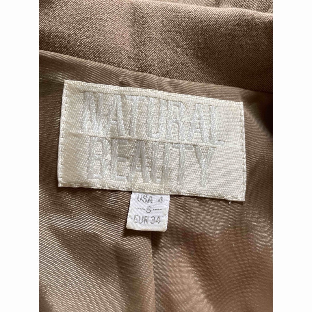 NATURAL BEAUTY(ナチュラルビューティー)の【美品】ナチュラルビューティー ジャケット 綺麗 高見え Sサイズ レディースのジャケット/アウター(テーラードジャケット)の商品写真