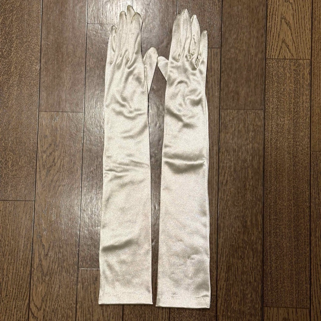 ブライダル　ロング　グローブ レディースのファッション小物(手袋)の商品写真