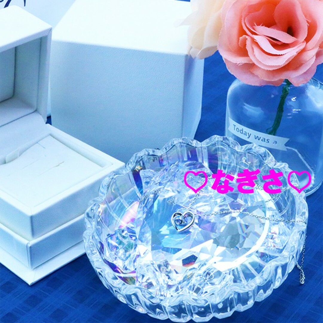 4℃(ヨンドシー)の♪新品未使用　4°C(ヨンドシー) 【3月誕生石】シルバー ネックレス　ハート レディースのアクセサリー(ネックレス)の商品写真