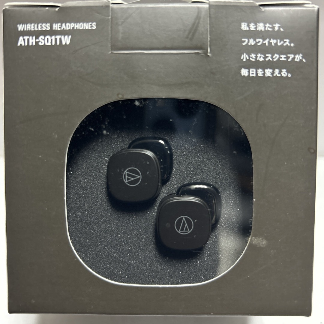 audio-technica(オーディオテクニカ)のaudio-technica ワイヤレスイヤホン ATH-SQ1TW BLACK スマホ/家電/カメラのオーディオ機器(ヘッドフォン/イヤフォン)の商品写真