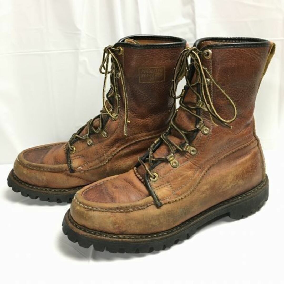 希少ビンテージ/Vintage ！HERMAN/ハーマン　サバイバーブーツ　ミリタリー　size8.5　ブラウン/茶/BROWN〉SURVIVOR BOOT　ビンテージ/Vintage/　管No.T2 #BUZZBERG　-T2-5thBAZZBERGgt