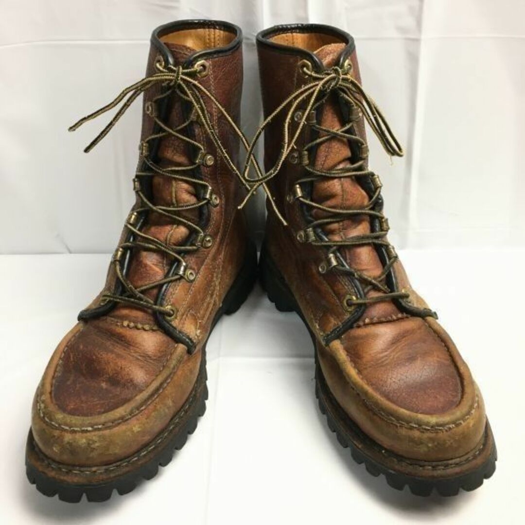 希少ビンテージ/Vintage ！HERMAN/ハーマン　サバイバーブーツ　ミリタリー　size8.5　ブラウン/茶/BROWN〉SURVIVOR BOOT　ビンテージ/Vintage/　管No.T2 #BUZZBERG　-T2-5thBAZZBERGgt