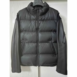 アンダーカバー(UNDERCOVER)のUNDERCOVER LEATHER SLEEVE DOWN JACKET(ダウンジャケット)