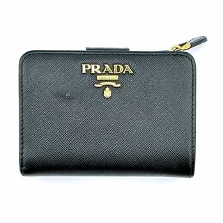 プラダ(PRADA)のプラダ 1ML018 サフィアーノ レザー 二つ折り財布 ユニセックス(財布)
