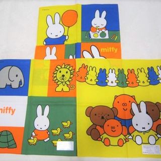 ミッフィー(miffy)のミッフィーハンカチ3枚組　日本製　miffy　ミニタオル(その他)