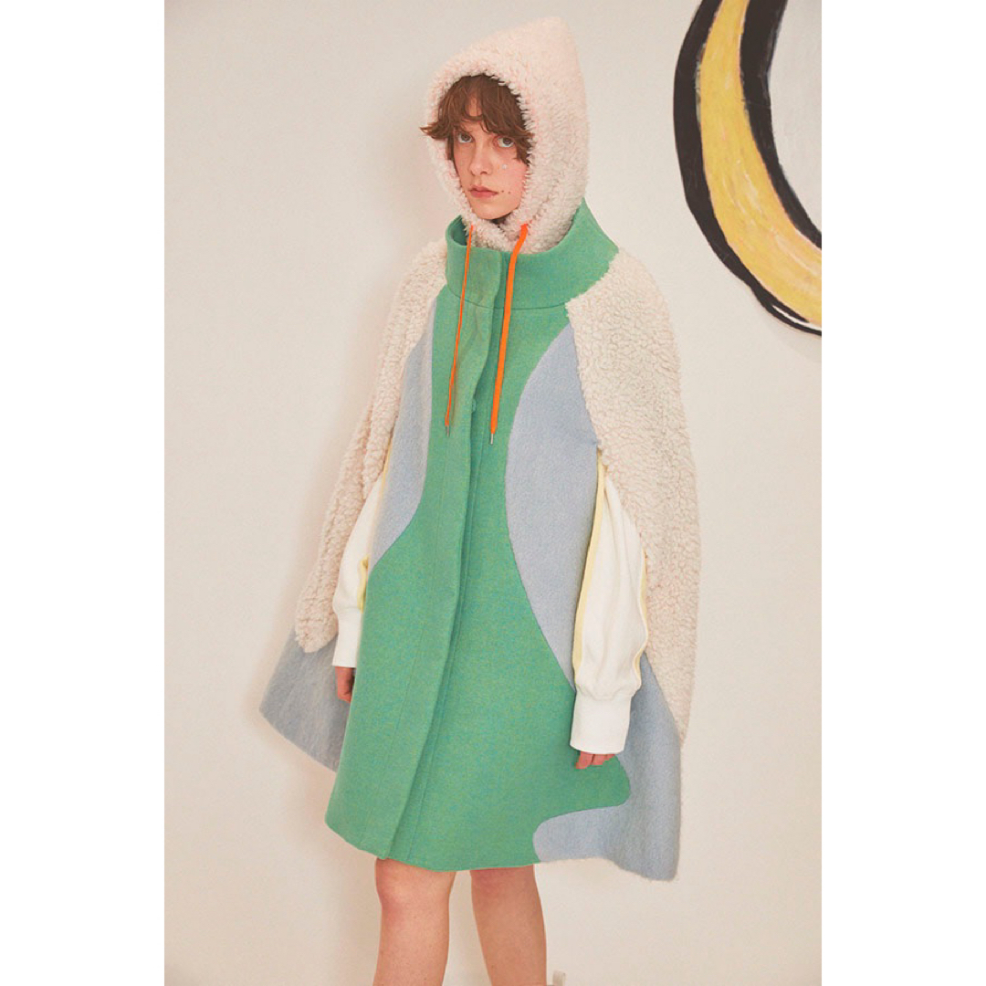 08TSUMORI CHISATO ツモリチサト  ANIMAL MIX COAT