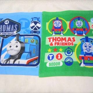 THOMAS - きかんしゃトーマス ハンドタオル2枚組***36X34cm在庫１