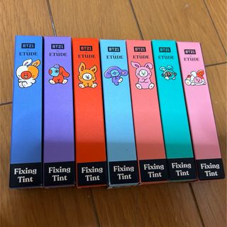 ビーティーイシビル(BT21)のBT21 ETUDE フィクシングティント(口紅)