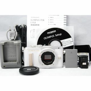 オリンパス(OLYMPUS)のOLYMPUS PEN E-PL8 ボディ ホワイト ≪ショット数7500回≫(ミラーレス一眼)