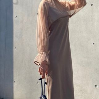 アメリヴィンテージ(Ameri VINTAGE)のAmeri vintage MANY WAY AIRY VEIL DRESS(ロングドレス)