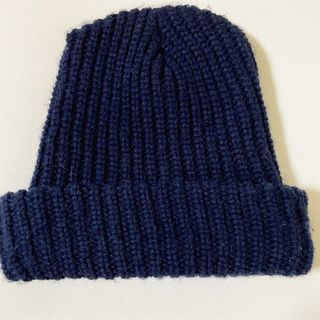 ニューヨークハット(NEW YORK HAT)のNew york ニューヨーク　紺　ネイビー　ニット帽　ニットキャップ(キャップ)