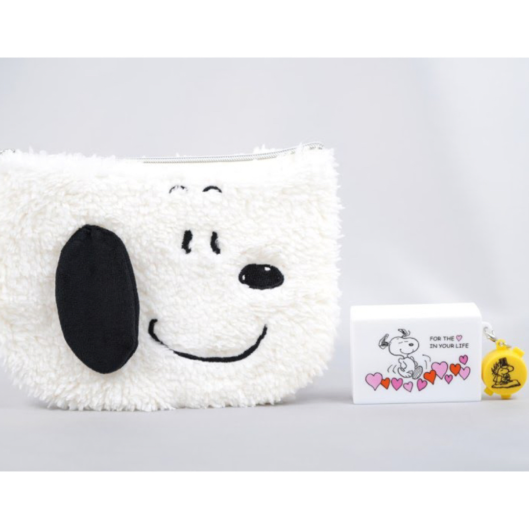 SNOOPY(スヌーピー)のスヌーピー☆新品☆万能マルチケース＆もふもふマルチポーチ＆印鑑ケース☆セット☆ エンタメ/ホビーのおもちゃ/ぬいぐるみ(キャラクターグッズ)の商品写真