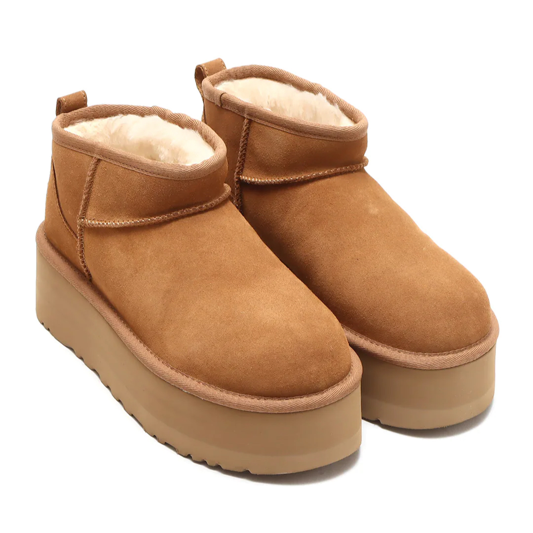 UGG(アグ)の22 UGG Ultra Mini Platform Chestnut アグ レディースの靴/シューズ(ブーツ)の商品写真