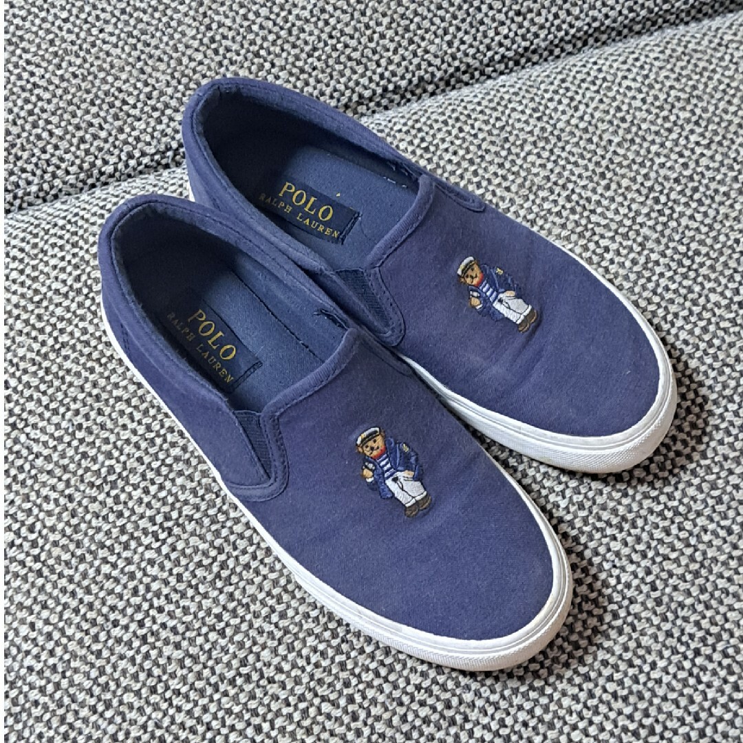 POLO RALPH LAUREN(ポロラルフローレン)のPolo Ralph Lauren キッズ デッキシューズ キッズ/ベビー/マタニティのキッズ靴/シューズ(15cm~)(スリッポン)の商品写真