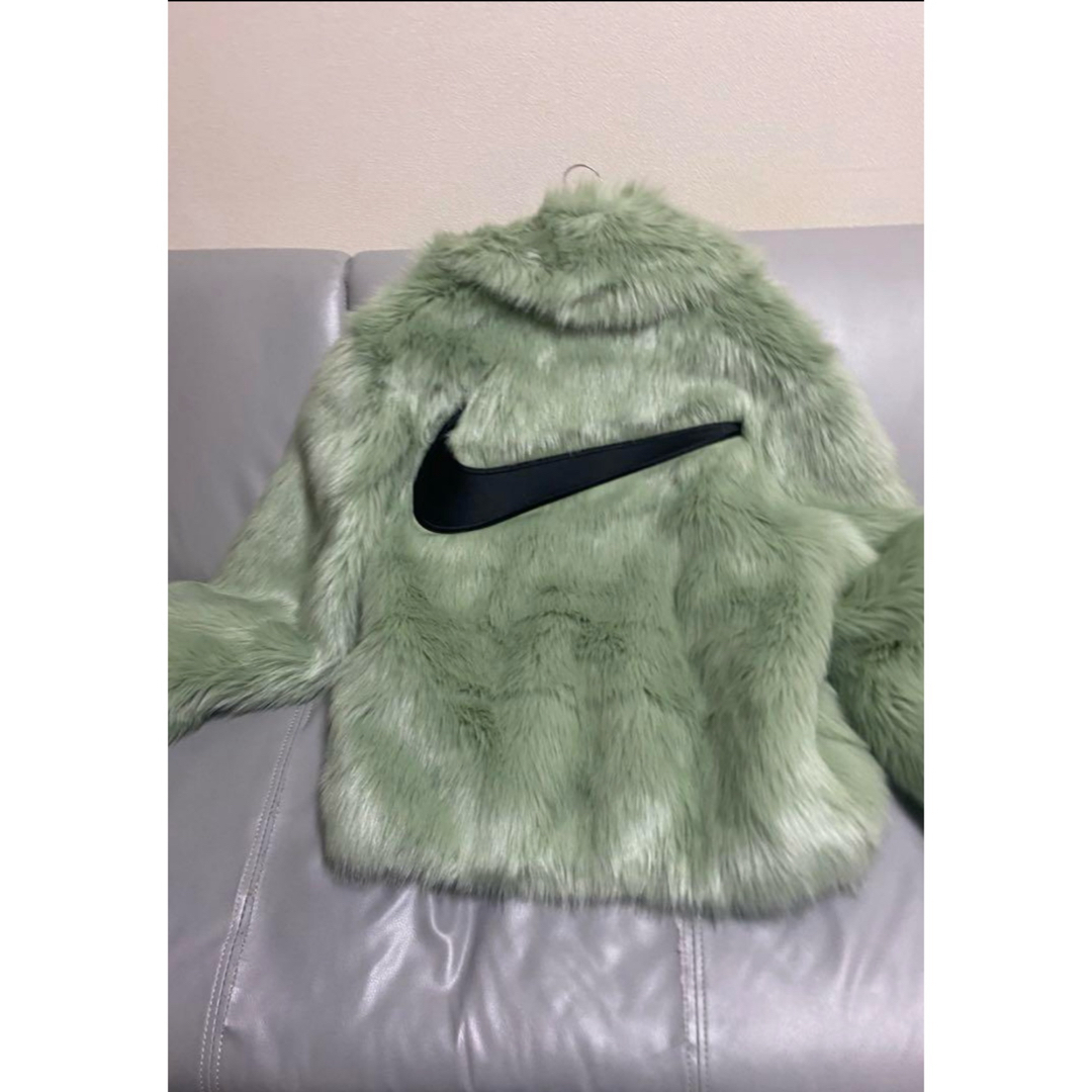 AMBUSH - 正規品 NIKE×AMBUSH フェイク ファージャケット S 登坂 AMBUSH - 正規品 NIKE×AMBUSH フェイク ファージャケット S 登坂