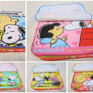 スヌーピー(SNOOPY)のスヌーピー ミニタオル5枚組 ハンカチ ピーナッツ*A(その他)