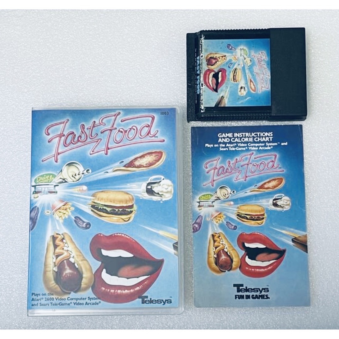 FAST FOOD [ATARI2600] エンタメ/ホビーのゲームソフト/ゲーム機本体(家庭用ゲームソフト)の商品写真