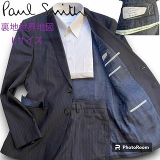 極美品 Paul Smith カノニコ ３ピース セットアップ スーツ バルーン