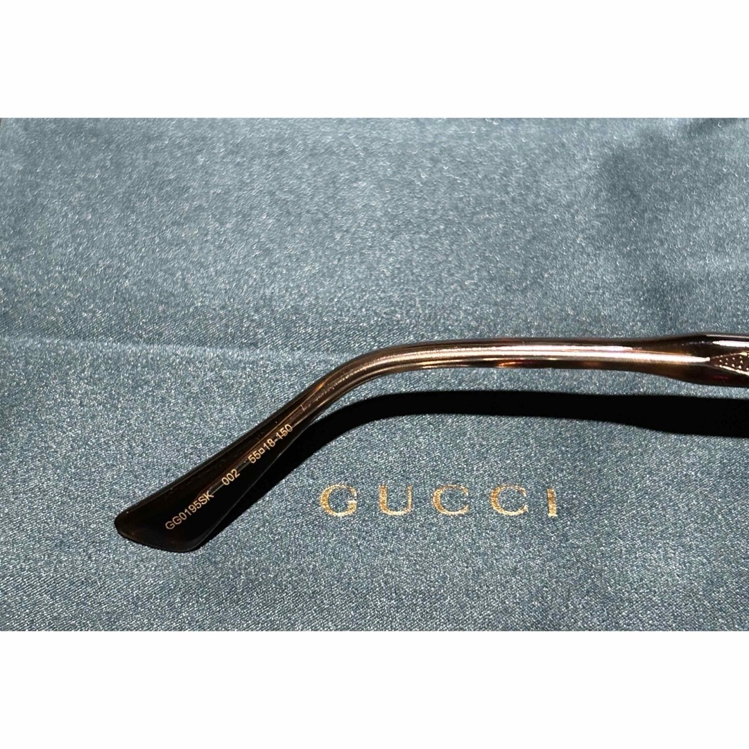 Gucci(グッチ)の値下げGUCCI ラウンドサングラス GG0195SK メンズのファッション小物(サングラス/メガネ)の商品写真