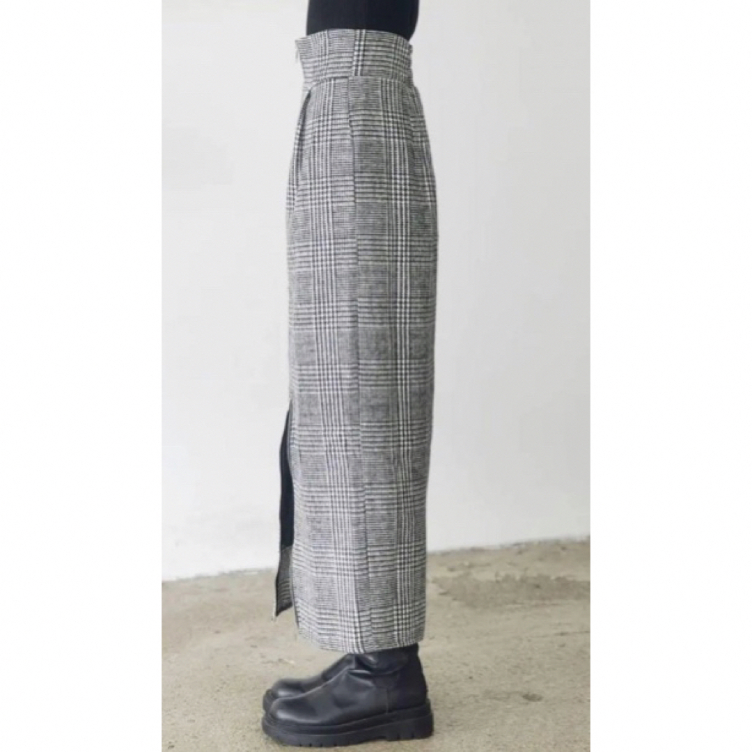 新品【Esica】グレンチェック ジップタイトスカート レディースのスカート(ロングスカート)の商品写真