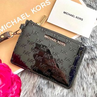 新品☆MICHAEL KORS コインケース　ブラック　 レザー コインケース