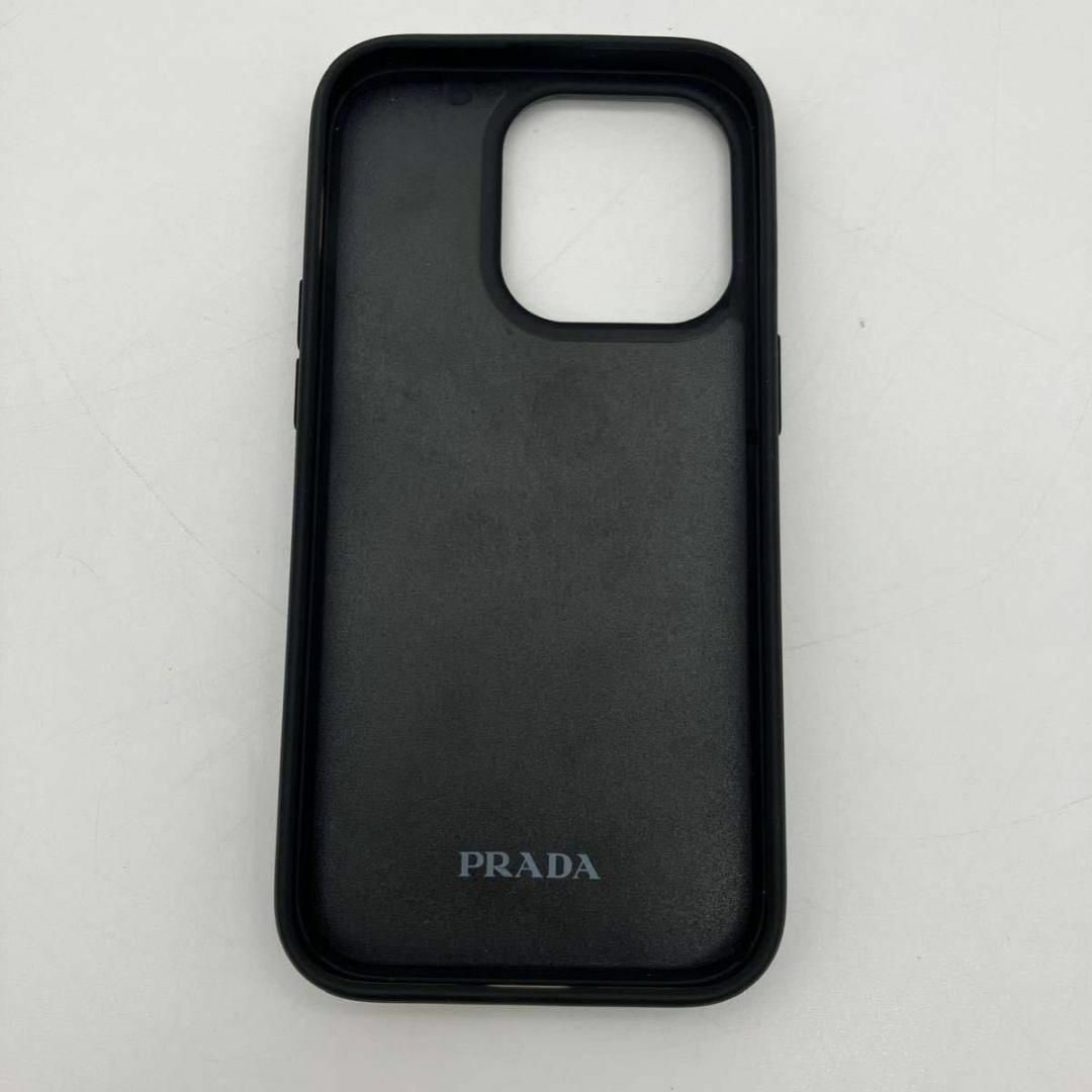 PRADA - 現行✨箱付 プラダ iPhone 14 Pro ケース サフィアーノ 黒 