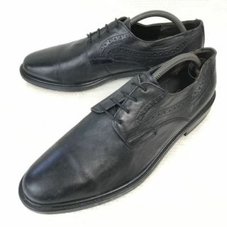 3万↑ドイツ製★ロイド/Lloyd★本革/プレーントゥ【10.5/45/28.5-29.0程度/黒/BLACK】オールレザー/ドレスシューズ/ビジネス◆bH-119 #BUZZBERG　-bH-119-5th(ドレス/ビジネス)