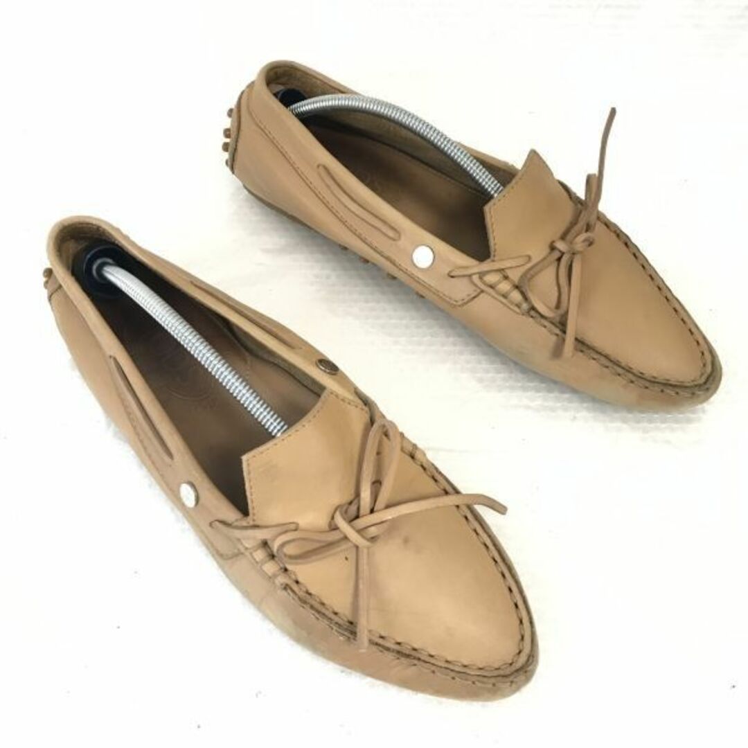 イタリア製★トッズ/TOD'S★本革/ドライビングシューズ【38.5/24.0-24.5/茶/BROWN】Shoes◆cF-144 #BUZZBERG　-cF-144-5th状態ランク