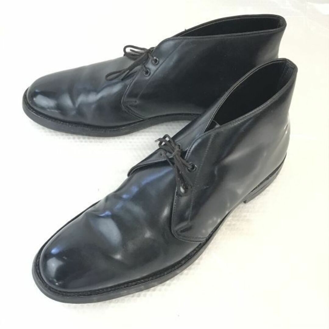 conditionrank60s-70s/corfamレザー?★Vintage/グッドイヤー製法/チャッカブーツ【9/26.5-27.0/黒/BLACK】タン裏フェルト/BILTRITEヒール/Shoes◆bi-156 #BUZZBERG　-bi-156-5th