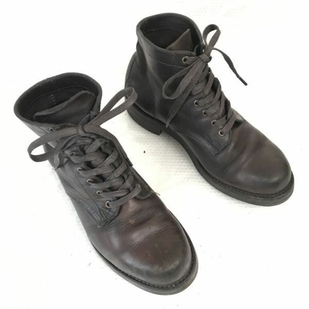 wolverine 1000mile/ウルヴァリン 1000マイルブーツ★レザーショートブーツ【25.5-26.5/茶/BROWN】クロムエクセル?/Vintage/Shoes◆bWB91-1 #BUZZBERG　-bWB91-1-5th状態ランク