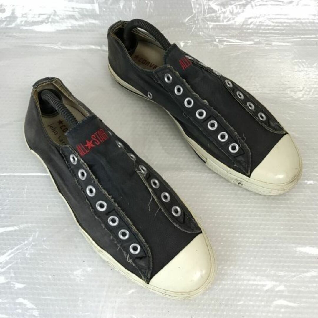 状態ランク限定希少品★CONVERSE x JOHN VARVATOS SLIP ON★ジョンバルバトス/スリッポンシューズ/スニーカー【US9/27.5/グレー】trainers◇bQ-377 #BUZZBERG　-bQ-377-5th