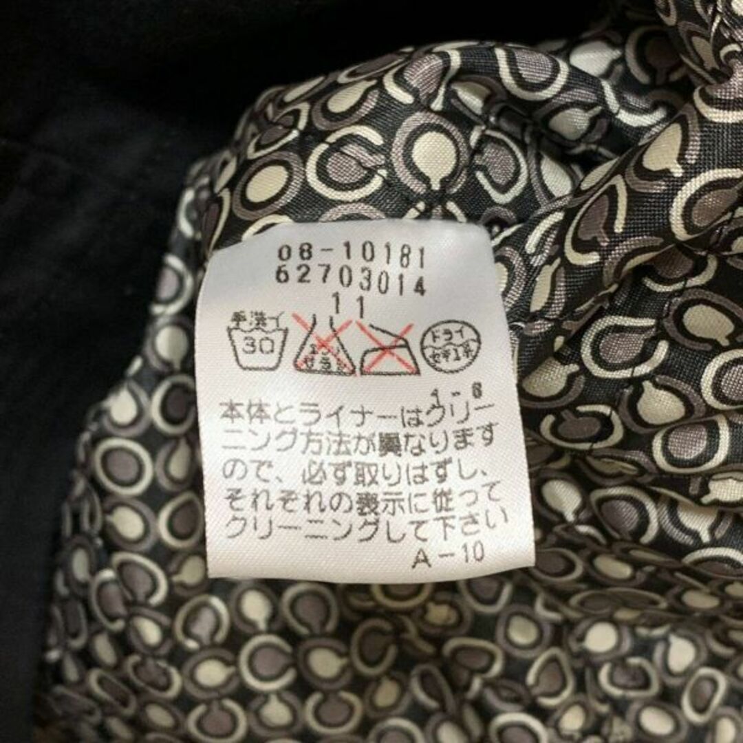 ロングコート東京スタイル　EVAN-PICONE エバンピコネ　中綿入りコート【サイズ11　Women's size -L/黒】　ブルゾン　ジャケット アウター◆▽2-52 #BUZZBERG　-isi2-52-5th