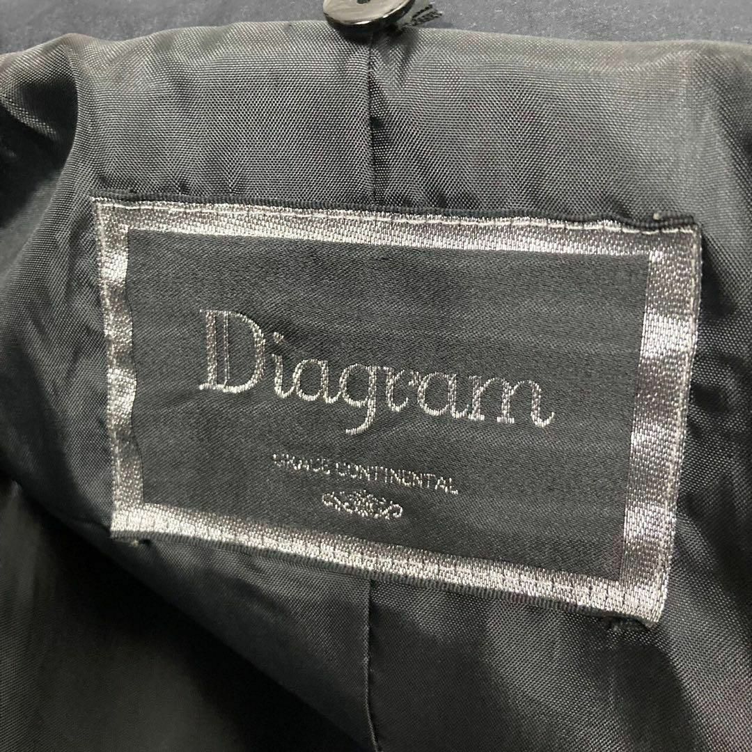 グレースコンチネンタル ダイアグラム ダウンコート ブラック 38サイズ レディースのジャケット/アウター(ダウンジャケット)の商品写真