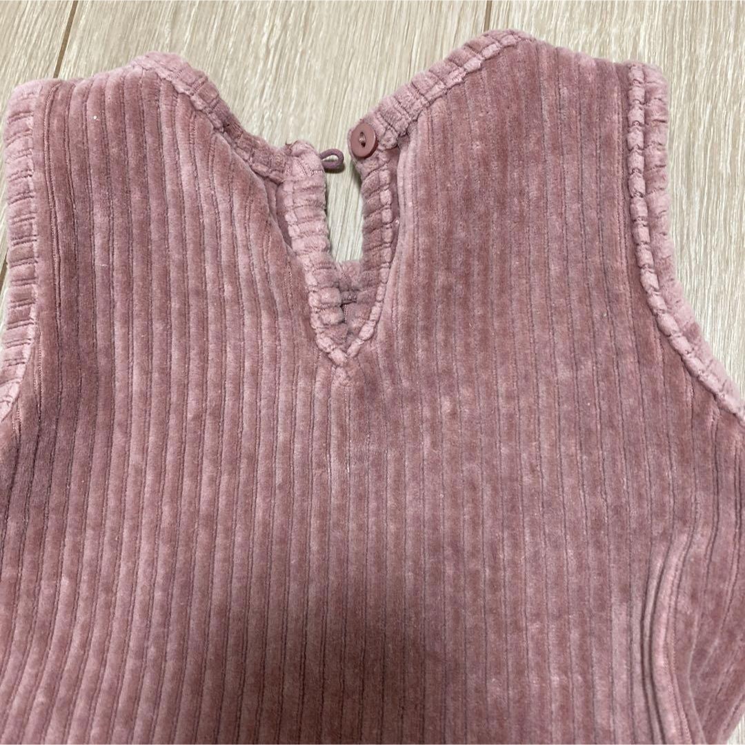 2枚セット ワンピース 80 90 キッズ/ベビー/マタニティのベビー服(~85cm)(ワンピース)の商品写真