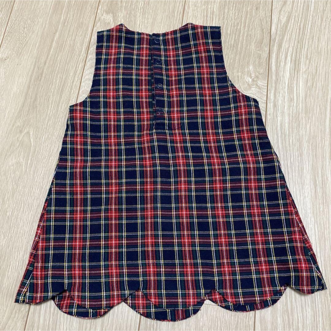 2枚セット ワンピース 80 90 キッズ/ベビー/マタニティのベビー服(~85cm)(ワンピース)の商品写真