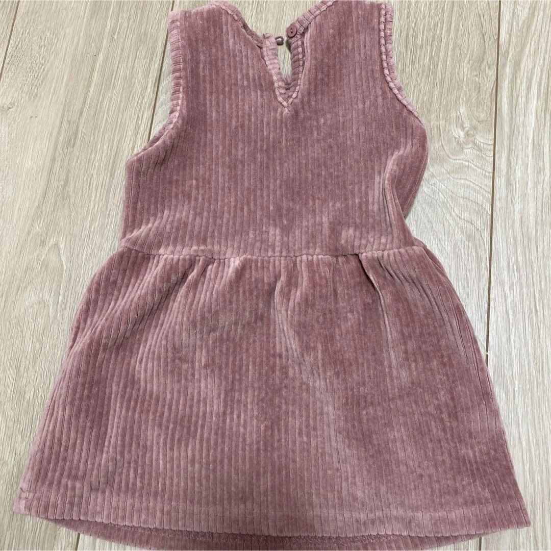 2枚セット ワンピース 80 90 キッズ/ベビー/マタニティのベビー服(~85cm)(ワンピース)の商品写真