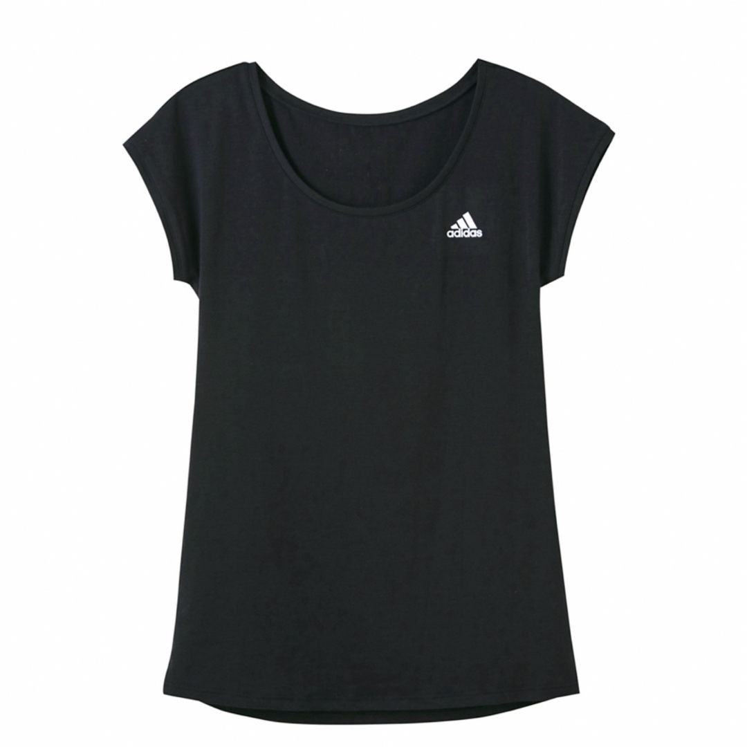 adidas(アディダス)のadidas アディダス 半袖 ストレッチ Tシャツ 薄手 トレーニングウェア レディースのトップス(Tシャツ(半袖/袖なし))の商品写真