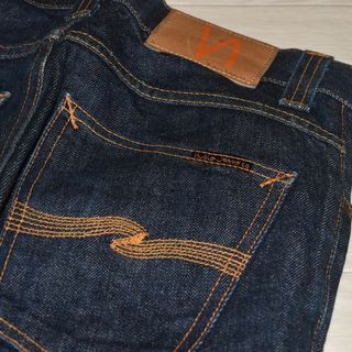 ヌーディジーンズ(Nudie Jeans)の美品 Nudie Jeans NJ3275 GRIM TIM W27　濃紺(デニム/ジーンズ)