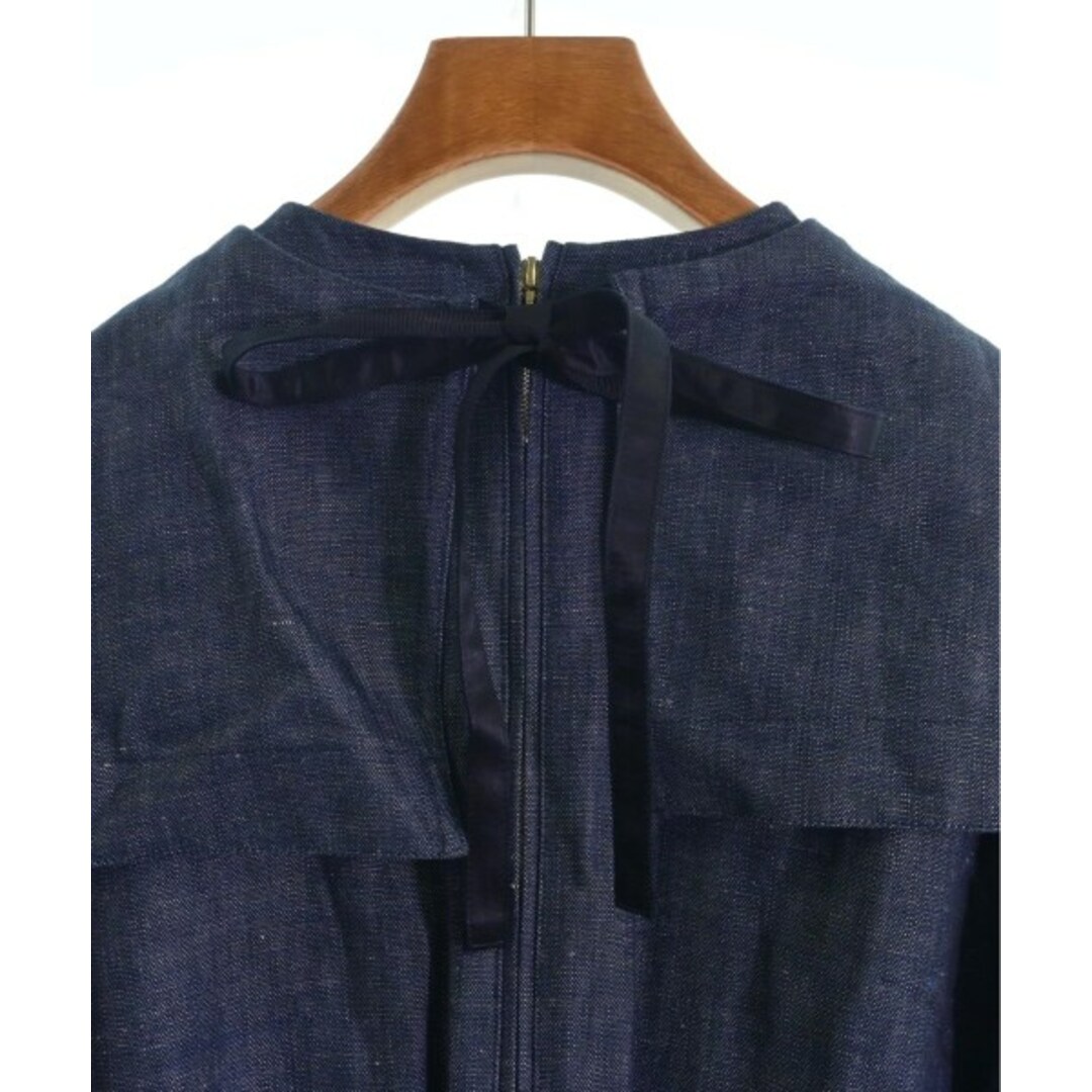 Drawer ワンピース 38 インディゴ ドゥロワー UNITED ARROWS Drawer ワンピース 38 インディゴ ドゥロワー UNITED ARROWS